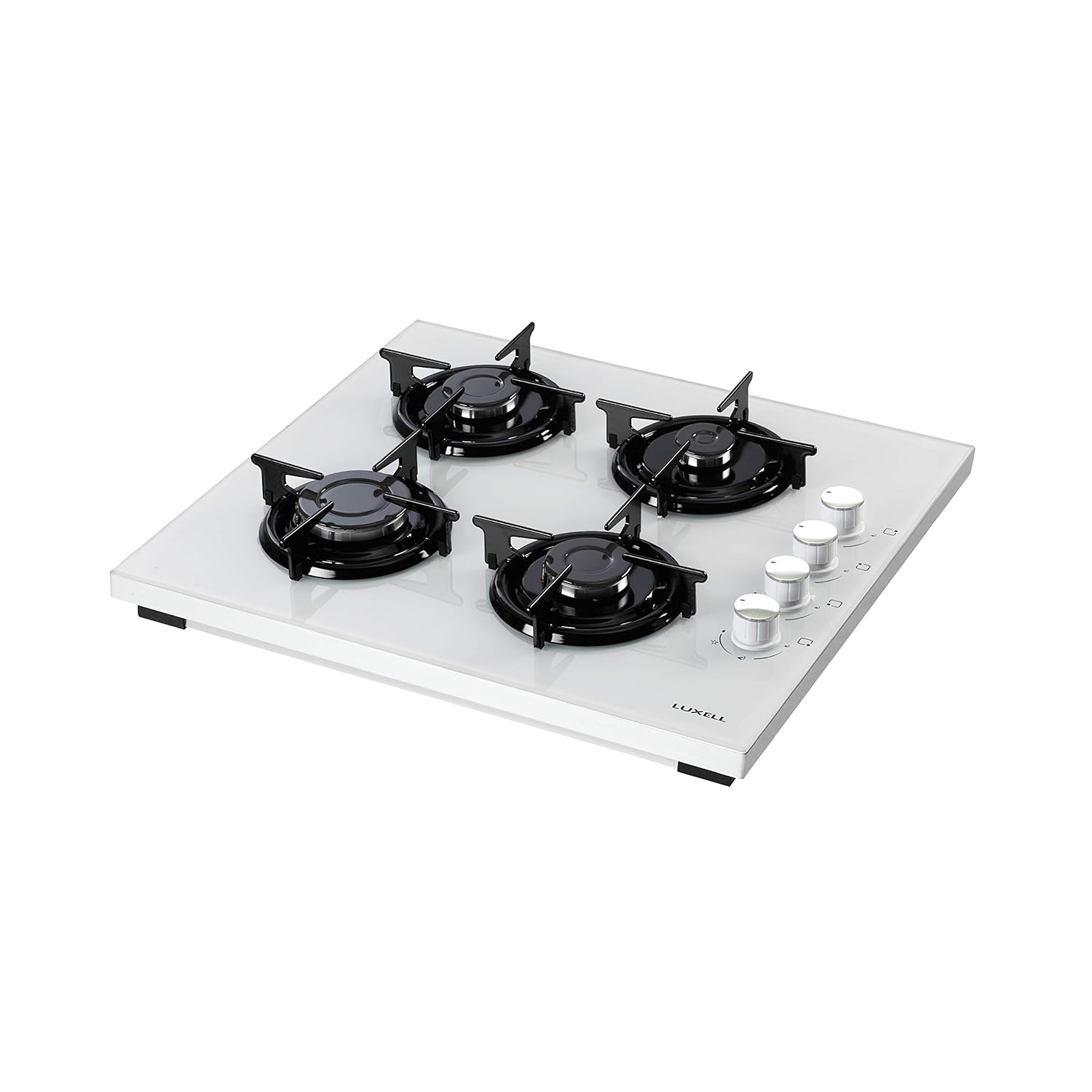 LX - 40 TSHDF Cam Setüstü Doğalgazlı Ocak, Beyaz, 8mm
