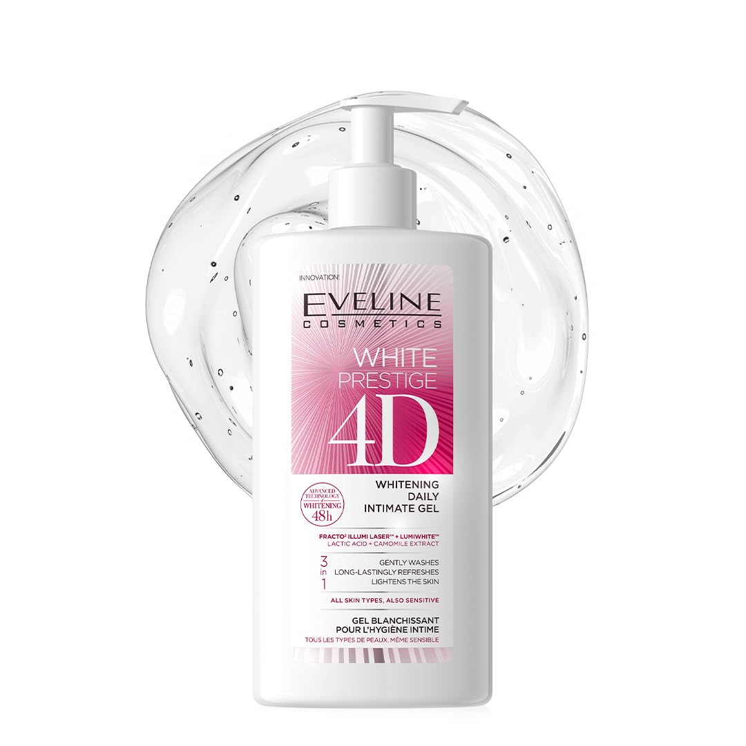 Eveline Cosmetics White Prestige 4D intim günlük çamaşır jeli 250 ml