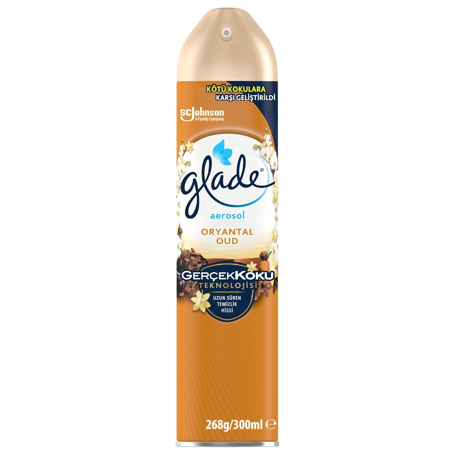 Glade Aerosol Oryantal Oud Oda Kokusu 300 mL (1 x 300 mL)