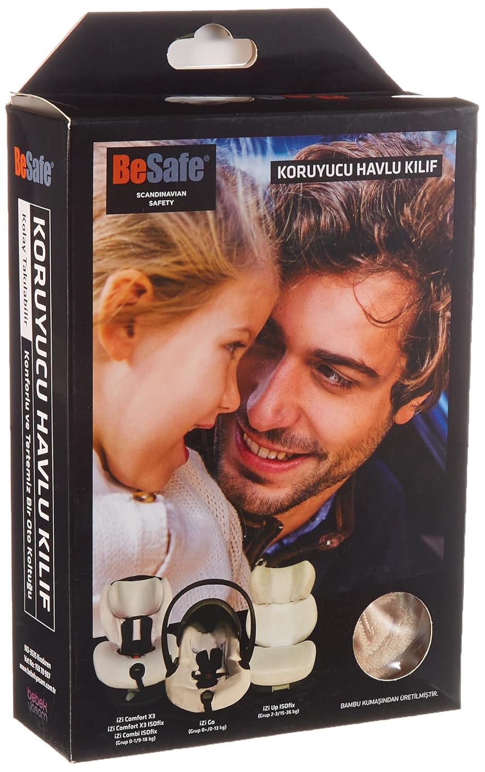 BeSafe iZi Modular ve Izi Turn için Havlu Kılıf (Bej)