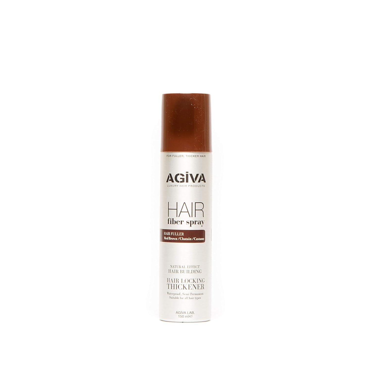 AGIVA Hair Fiber Sprey 150Ml Mat Brown
