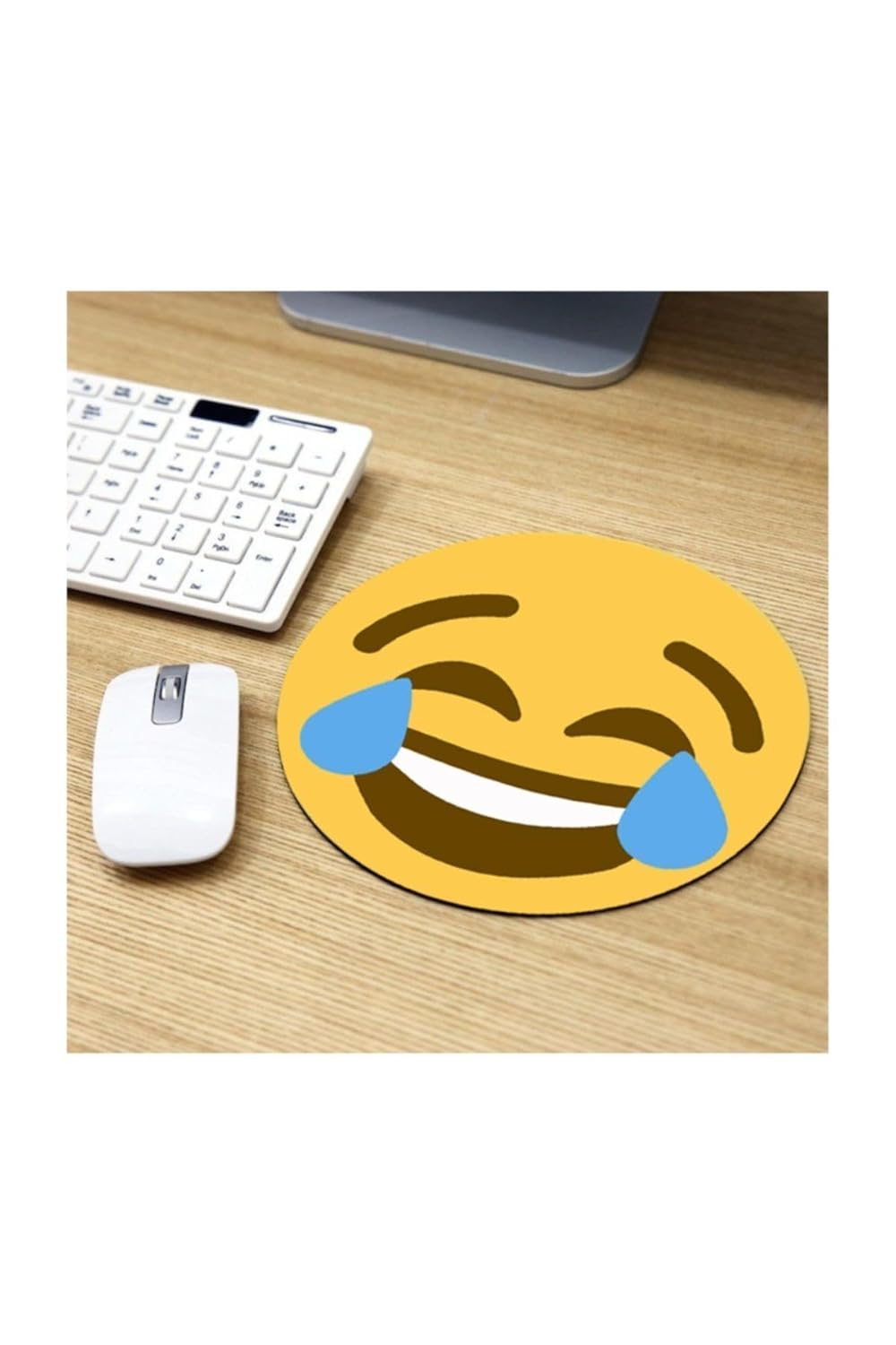 Hediyesepeti Gülen Surat Emoji Tasarımlı Mousepad - Mouse Pad - Fare Altlığı
