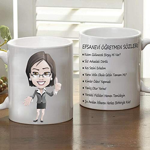 Efsanevi Öğretmen Sözleri Kupa Bardak