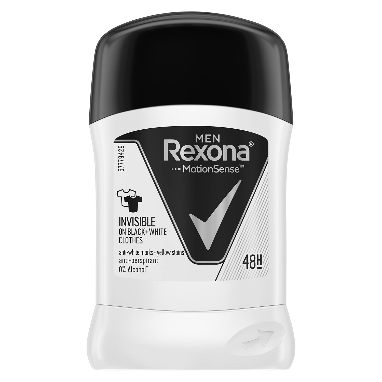 Rexona Men Erkek Anti-Perspirant Stick Deodorant Invisible Black And White 50 ml 1 Adet