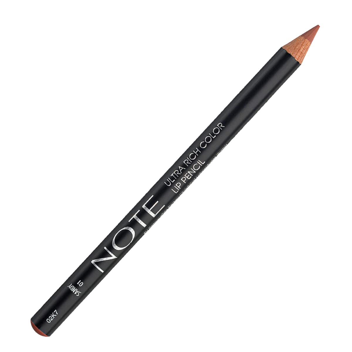 Note Ultra Rich Color Lip Pencil 01 Sandy Dudak Kalemi, Nude