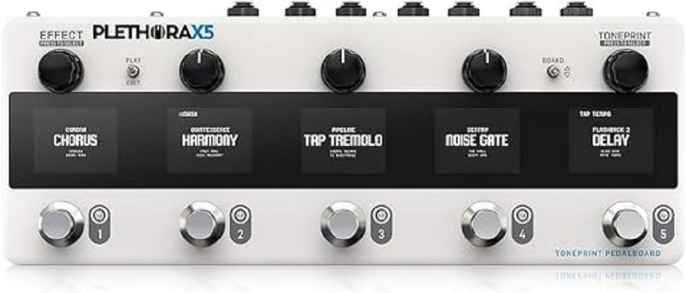 TC Electronic Plethora X5 Toneprint Multi-Fx Pedalboard