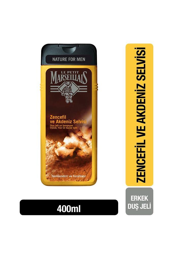 le petit marseillais duş jeli men serisi zencefil & akdeniz selvisi (400 ml)