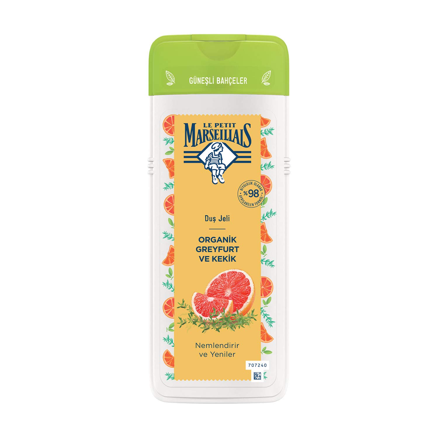 Le Petit Marseillais Güneşli Bahçeler Greyfurt & Kekik Duş Jeli (400 ml)