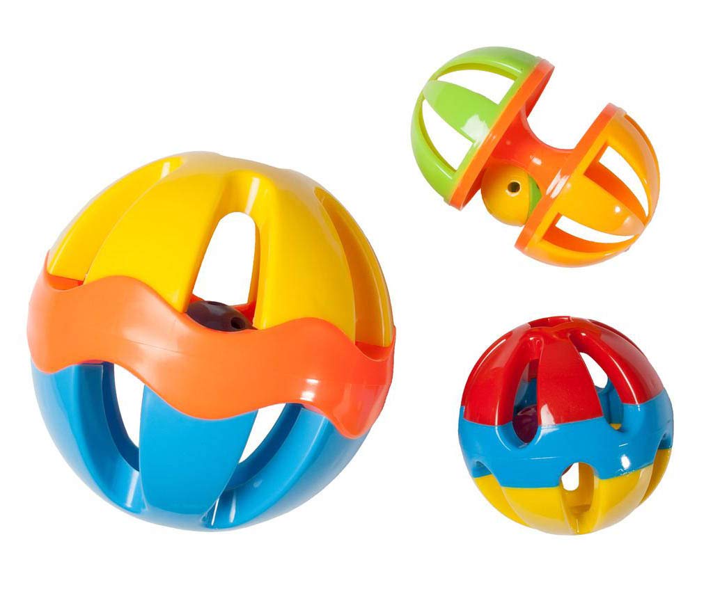 Karlie Kemirgen Oyuncağı Çıngıraklı Top, 10 cm