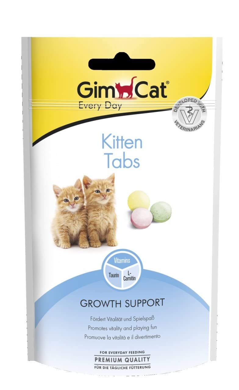GimCat Kitten Tabs Ödül Tableti 40 gr - Yavru Kediler için
