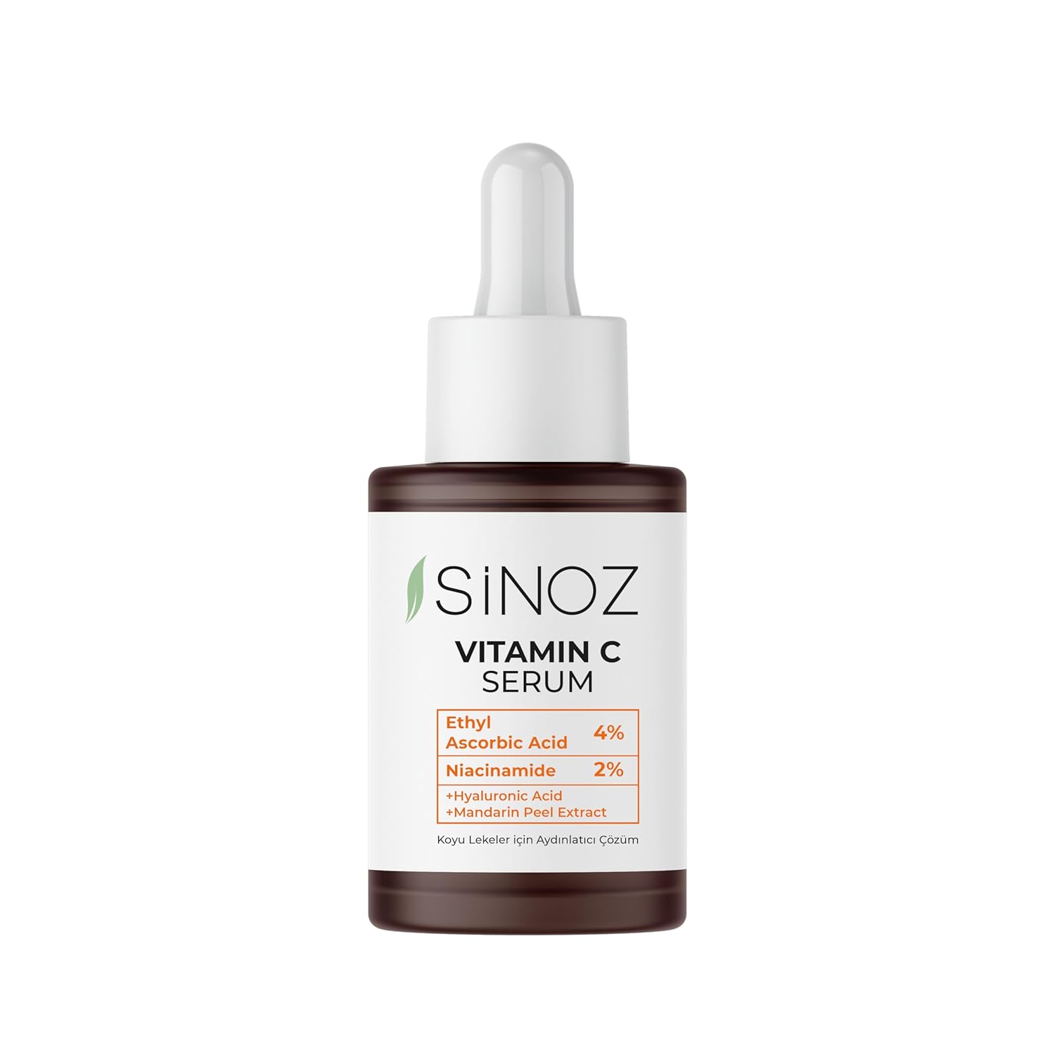Sinoz Ton Eşitleyici Aydınlatıcı Vitamin C%4 Niacinamide%2 Yüz Serumu 30 ml Tüm Ciltler Için