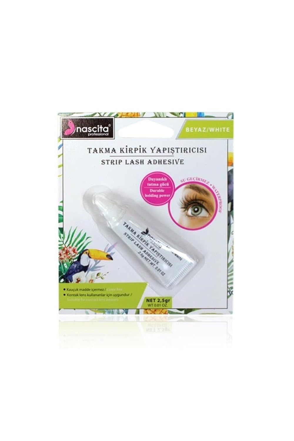 Nascita Takma Kirpik Yapıştırıcı (Beyaz, 2.5 gr)