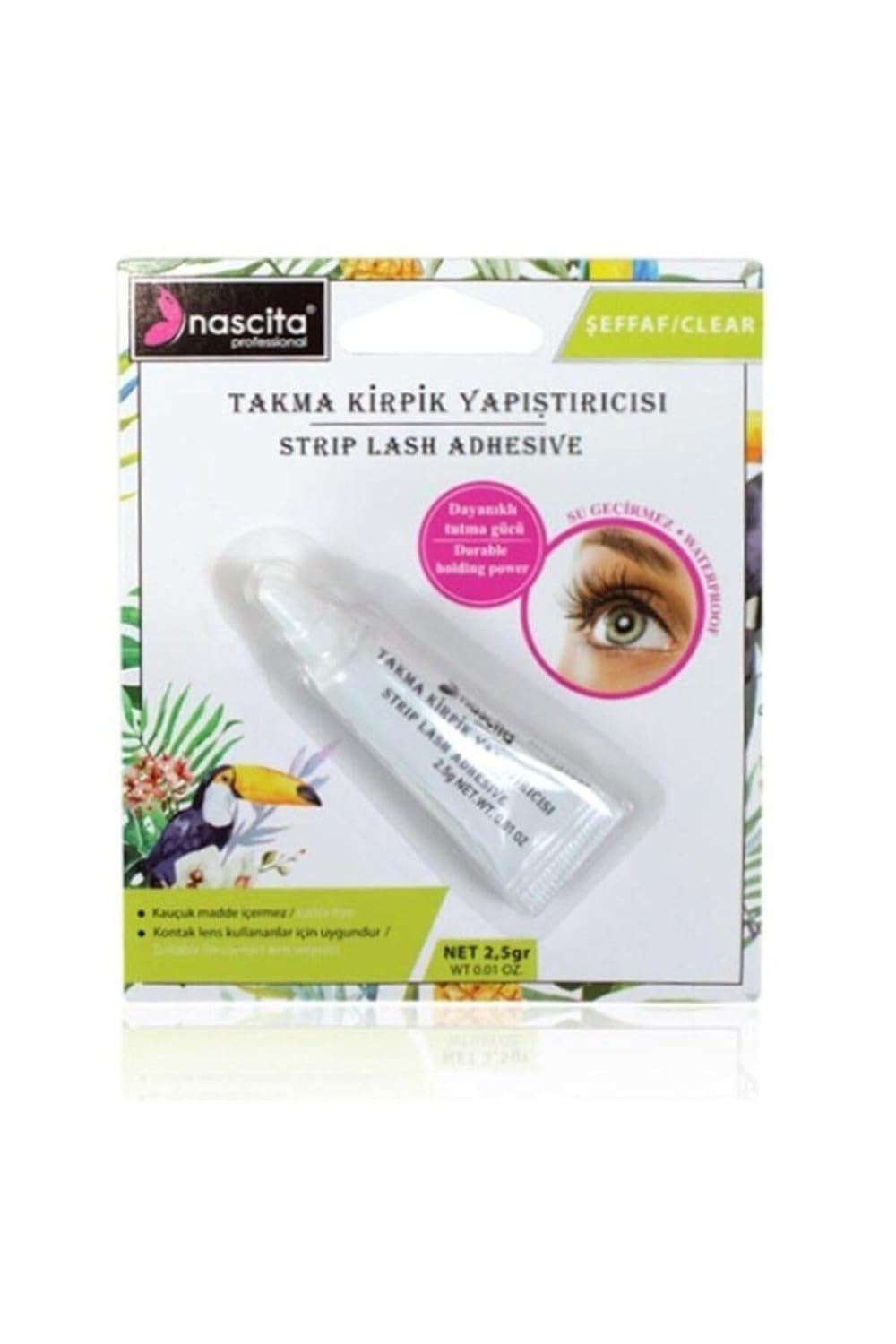 Nascita Takma Kirpik Yapıştırıcı (Beyaz, 2.5 gr)