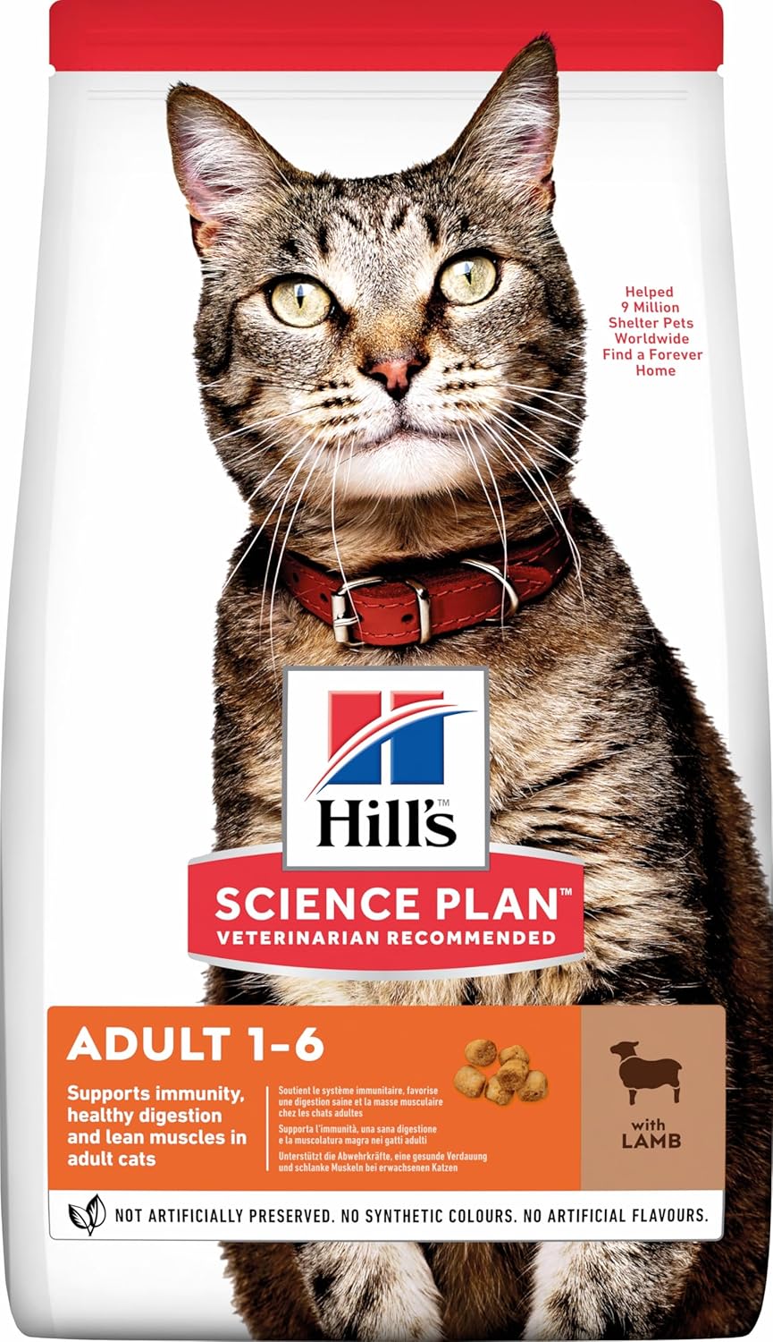 Hill's SCIENCE PLAN Yetişkin Kuzulu Kedi Maması 8+2 kg