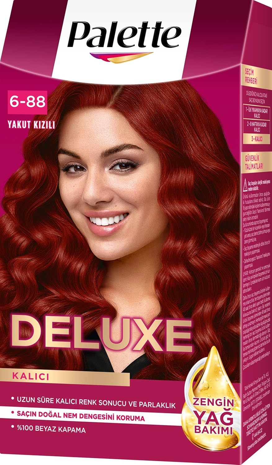 Palette Deluxe 6-888Yakut Kızılı Saç Boyası