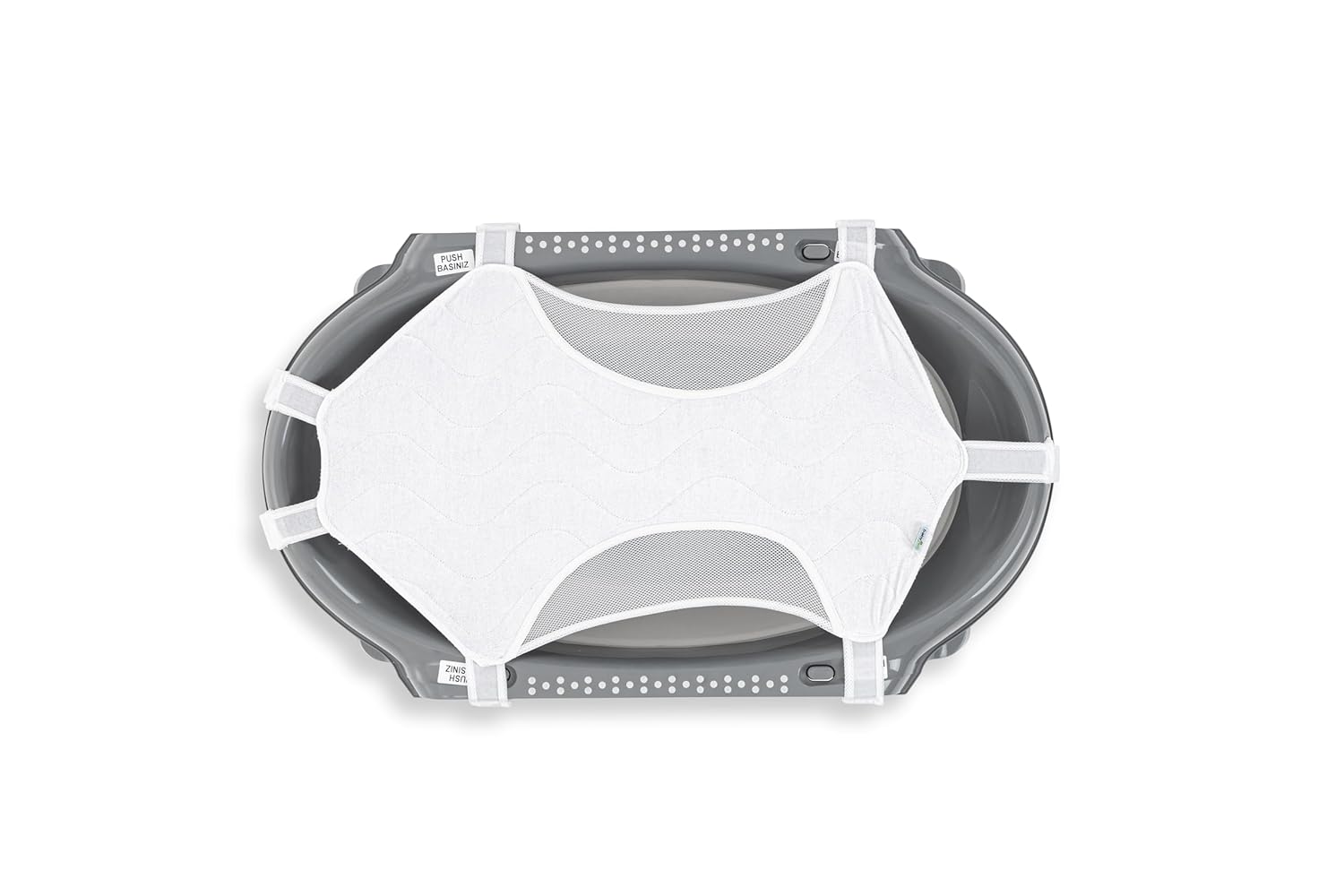 Babyjem Katlanır Küvet Havlu File, Beyaz