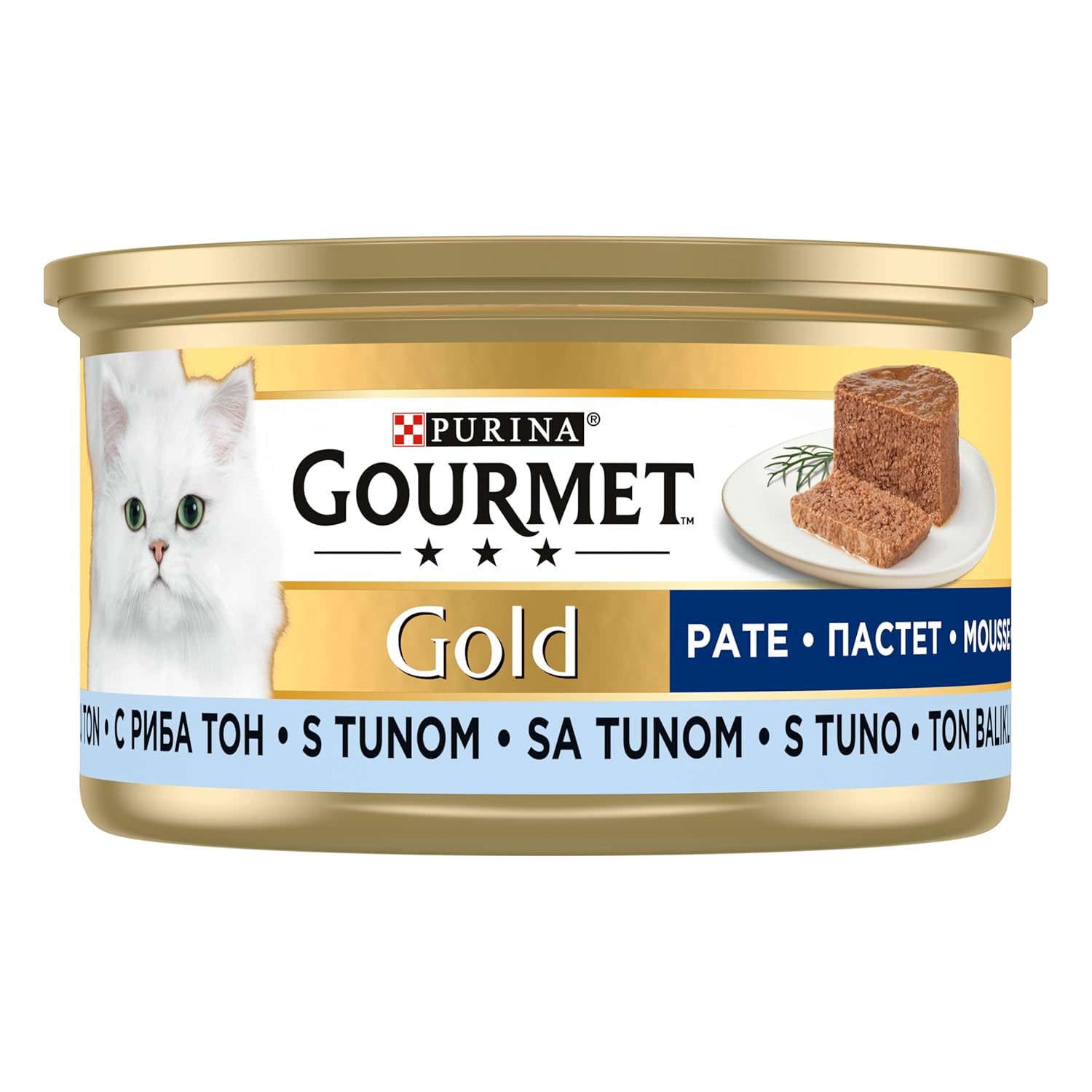 Gourmet Gold Kıyılmış Ton Balıklı Yaş Kedi Maması, Yetişkin, 85 g