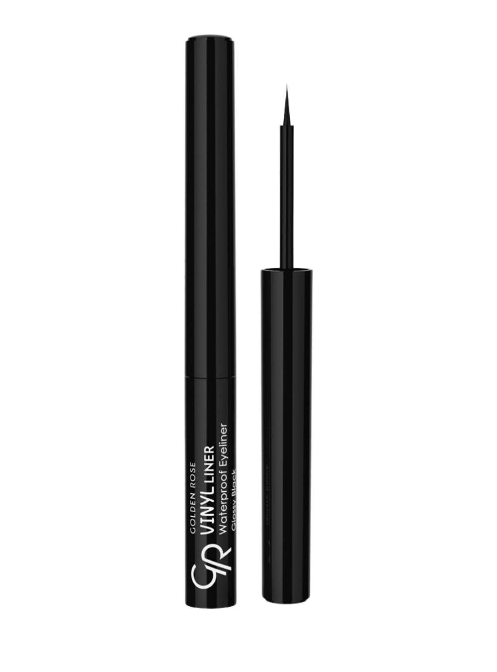 Golden Rose Vinyl Liner Waterproof Eyeliner - Suya Dayanıklı Parlak Siyah Eyeliner