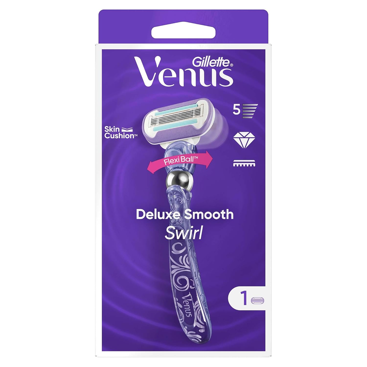 Gillette Venus Extra Smooth Swirl Tıraş Makinesi + Yedek Başlık
