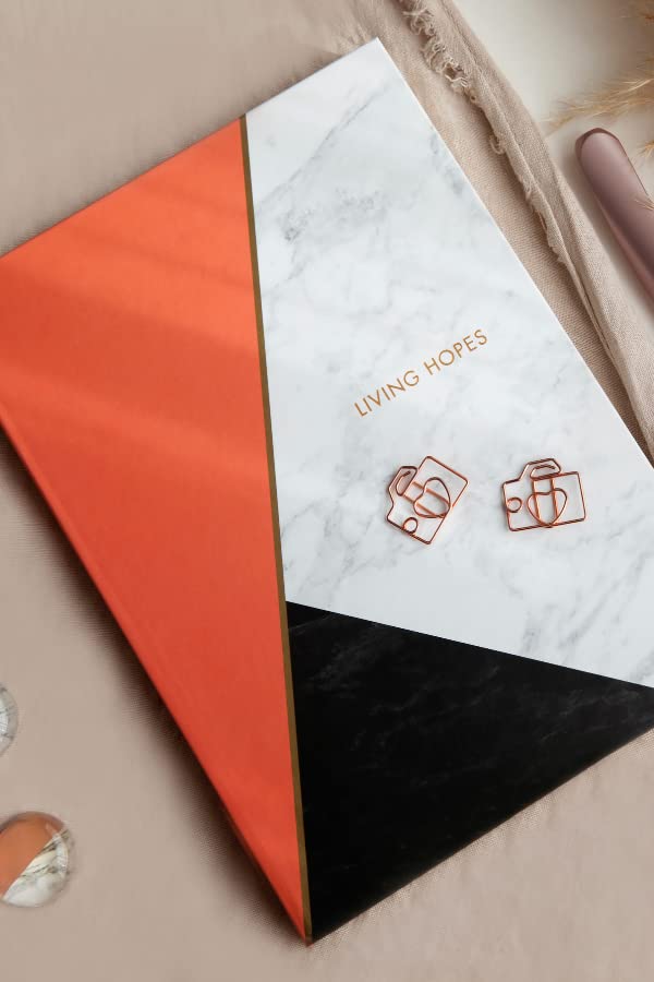 Le Color Mermer Defter Çizgili Mercan 17x24cm