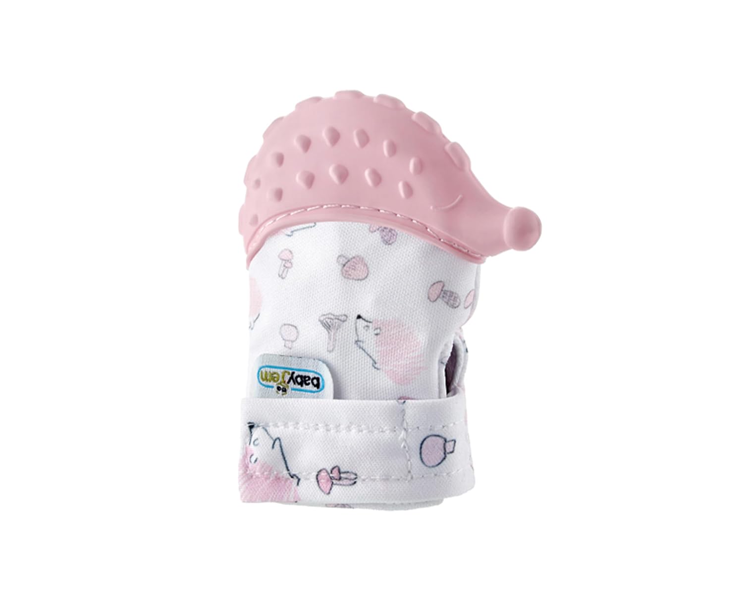 BABYJEM DİŞ KAŞIYICI ELDİVEN KİRPİ PEMBE