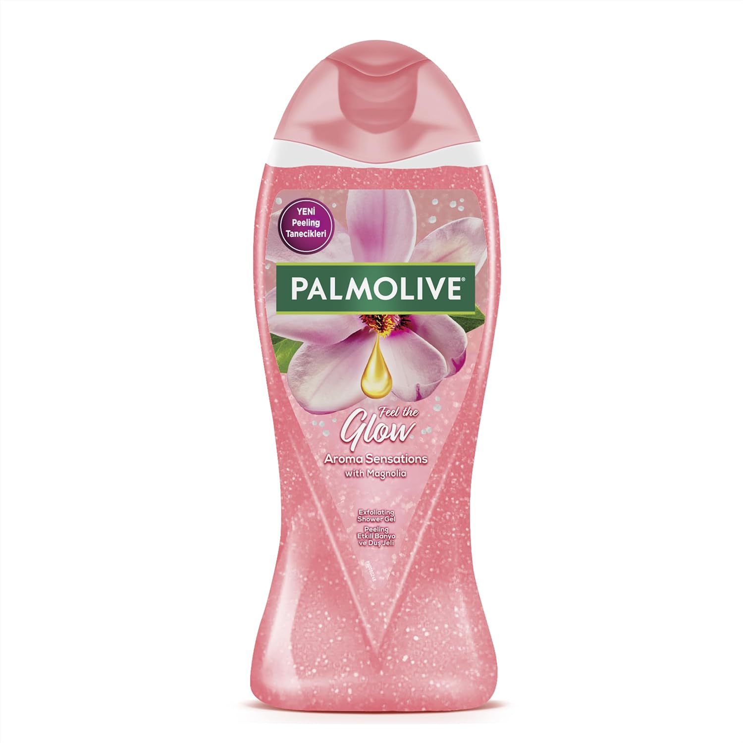 Palmolive Aroma Sensations Feel The Glow Ölü Deniz Tuzu ve Manolya Çiçeği Özü İle Peeling Etkilli Banyo ve Duş Jeli (500 ml)