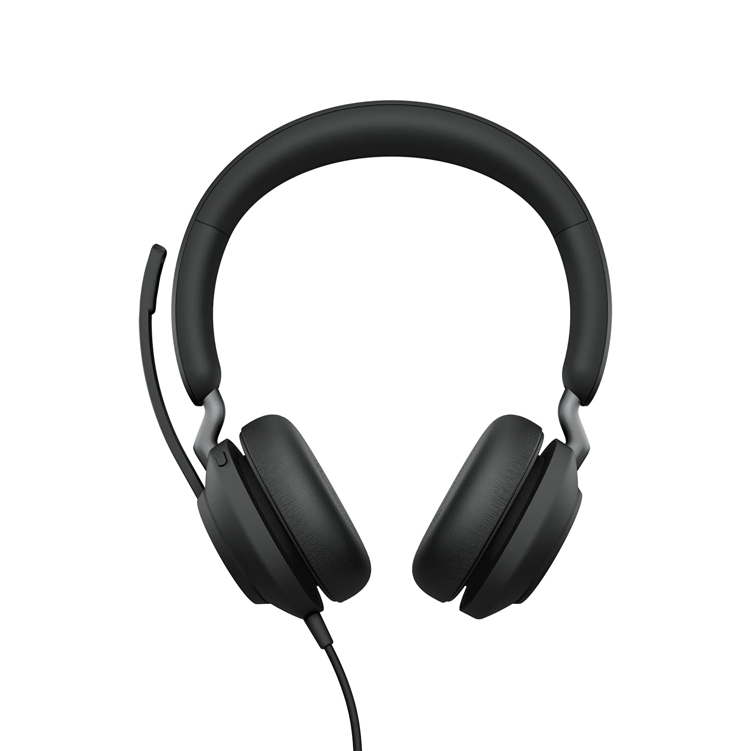 Jabra Evolve2 40 PC Headset – Gürültü Önleyici Microsoft Teams Sertifikalı Stereo Kulaklıklar 3 Mikrofon Çağrı Teknolojisi – USB-A Kablosu – Siyah