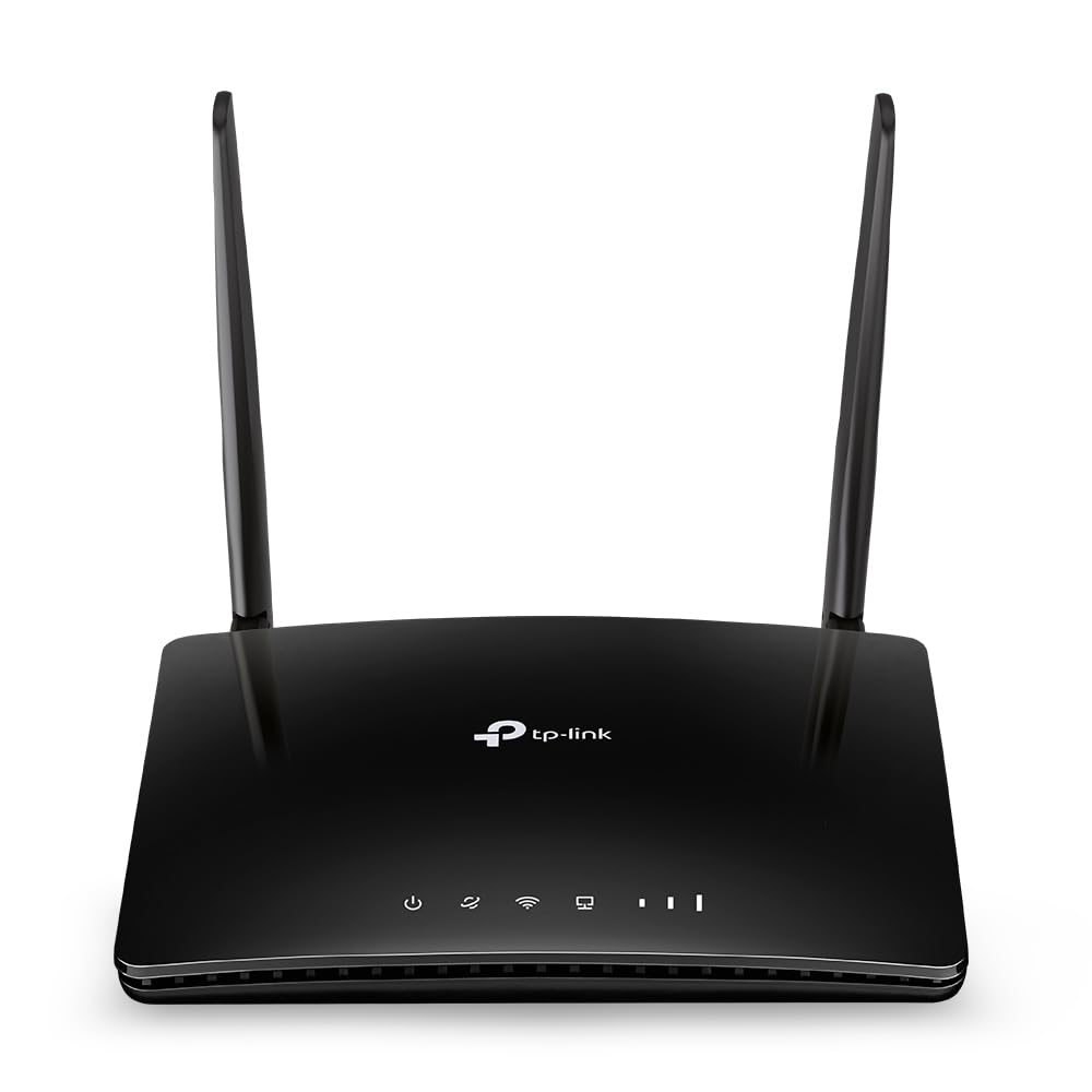 TP-Link TL-MR150, N300 Mbps Kablosuz 4G LTE Router, 4G/3G SIM Yuvası, 32 Cihaza Kadar Bağlantı, Yapılandırma Gerektirmez, Konuk Ağı ve Ebeveyn Kontrolü Desteği