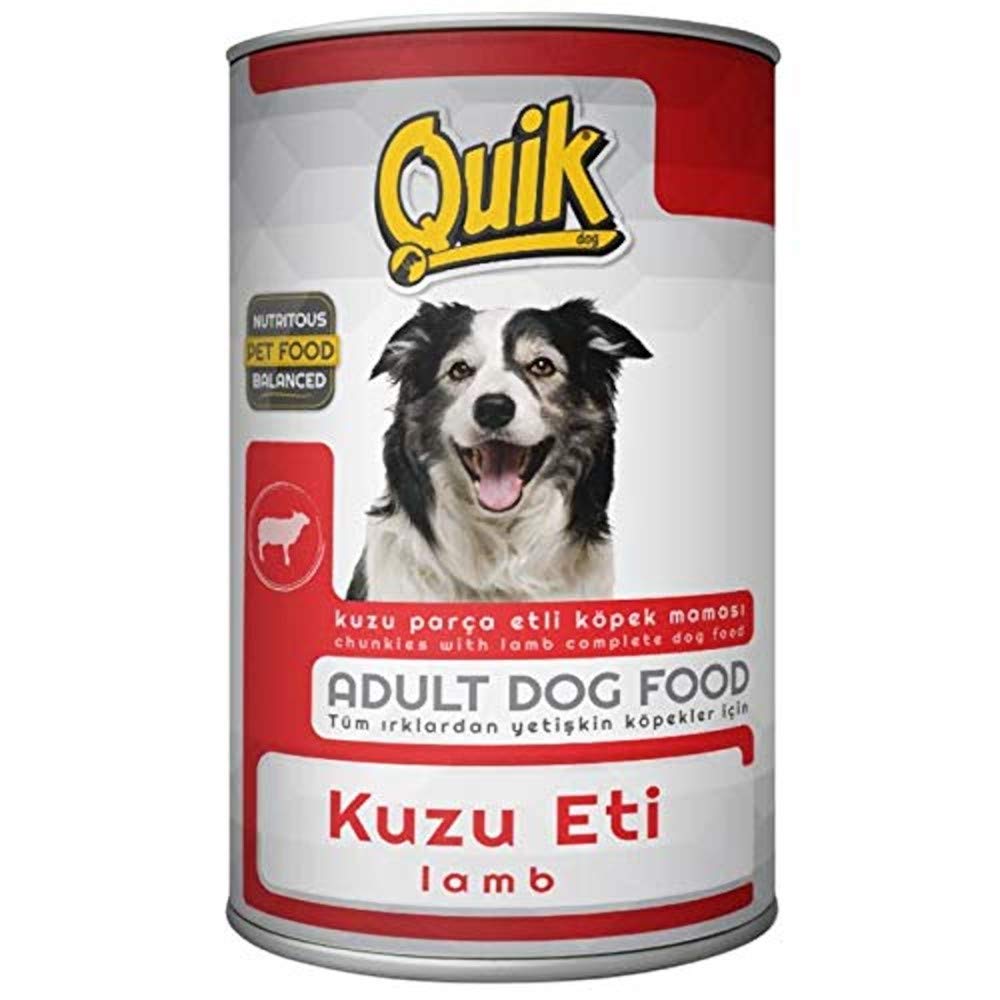 Quik Kuzu Etli Köpek Konservesi 415 Gr