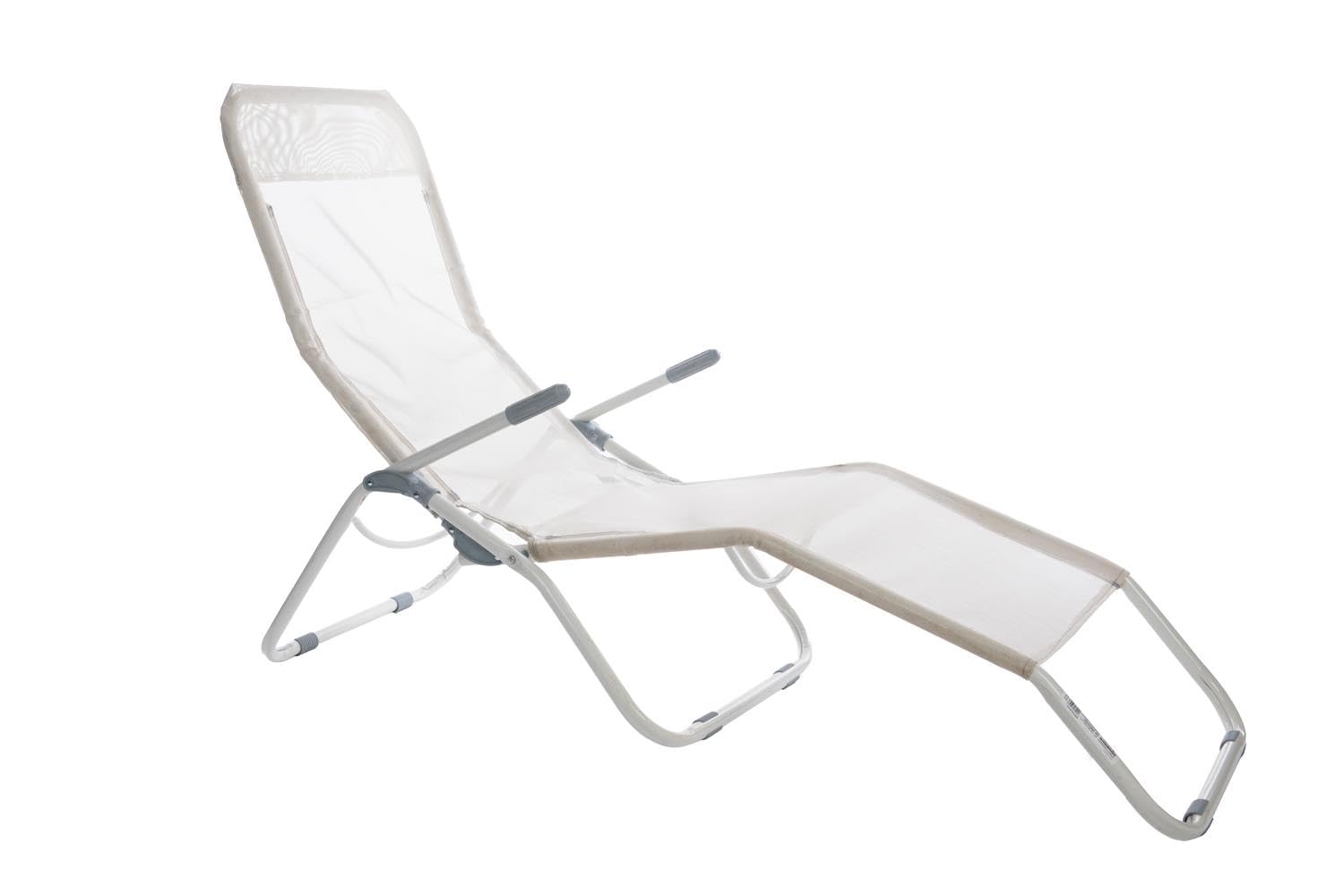 GH91 GARDEN HOUSE GARAGE 91 Şezlong, ayarlanabilir 2 pozisyon, tekstil gri 7house