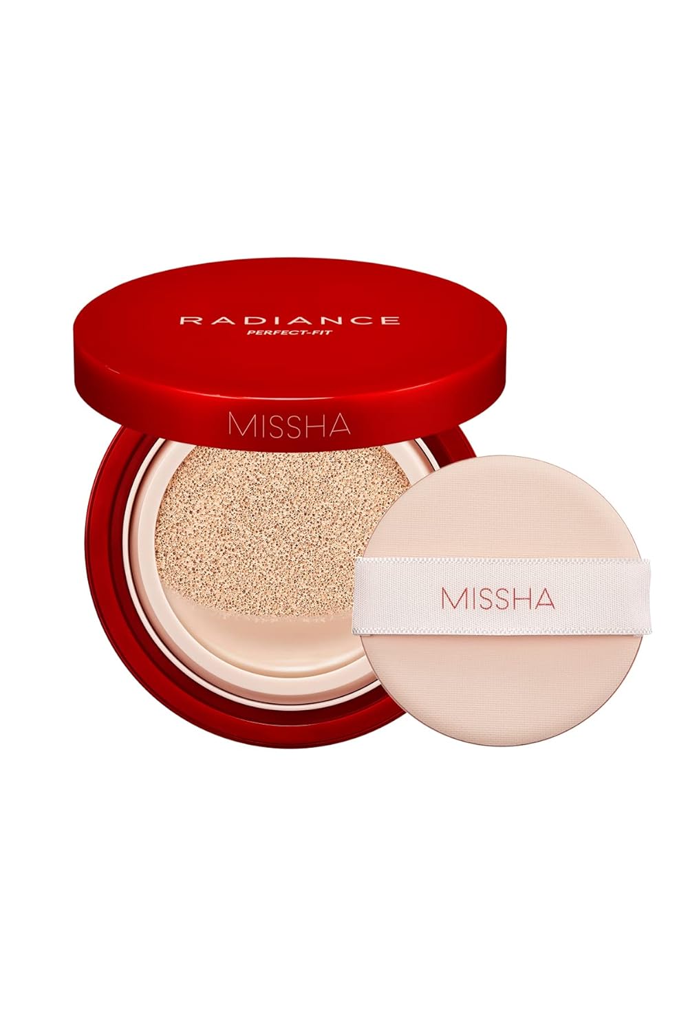 MISSHA Mat Bitişli Ve Kalıcı Cushion Fondöten Radiance Perfect Fit Cushion Foundation No23 Sand Spf50