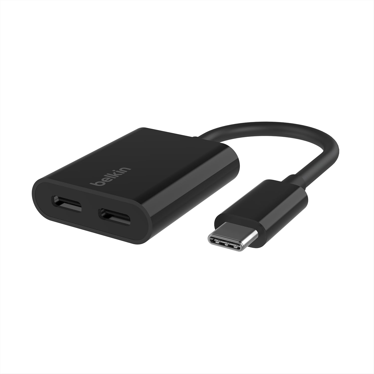 Belkin Connect USB-C Ses ve Şarj Çoklayıcısı (Kulaklık Adaptörü ve Diğer Cihazlar İçin PD ile Hızlı Şarj)