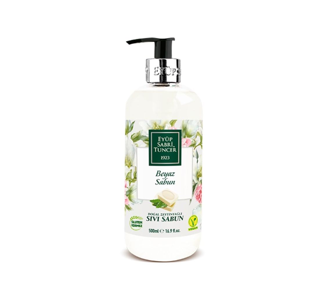Eyüp Sabri Tuncer Doğal Zeytinyağli Sıvı Sabun Beyaz Sabun (500 ml)