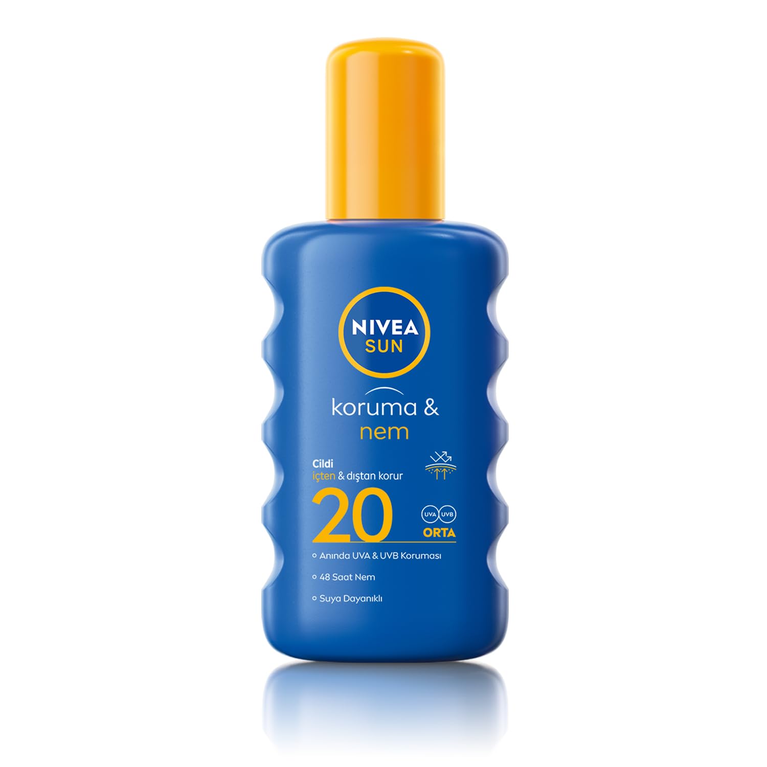 NIVEA SUN SPF20 Güneş Koruyucu Vücut Spreyi, Anında UVA Koruması, 48 Saat Nemlendirici, Suya Dayanıklı