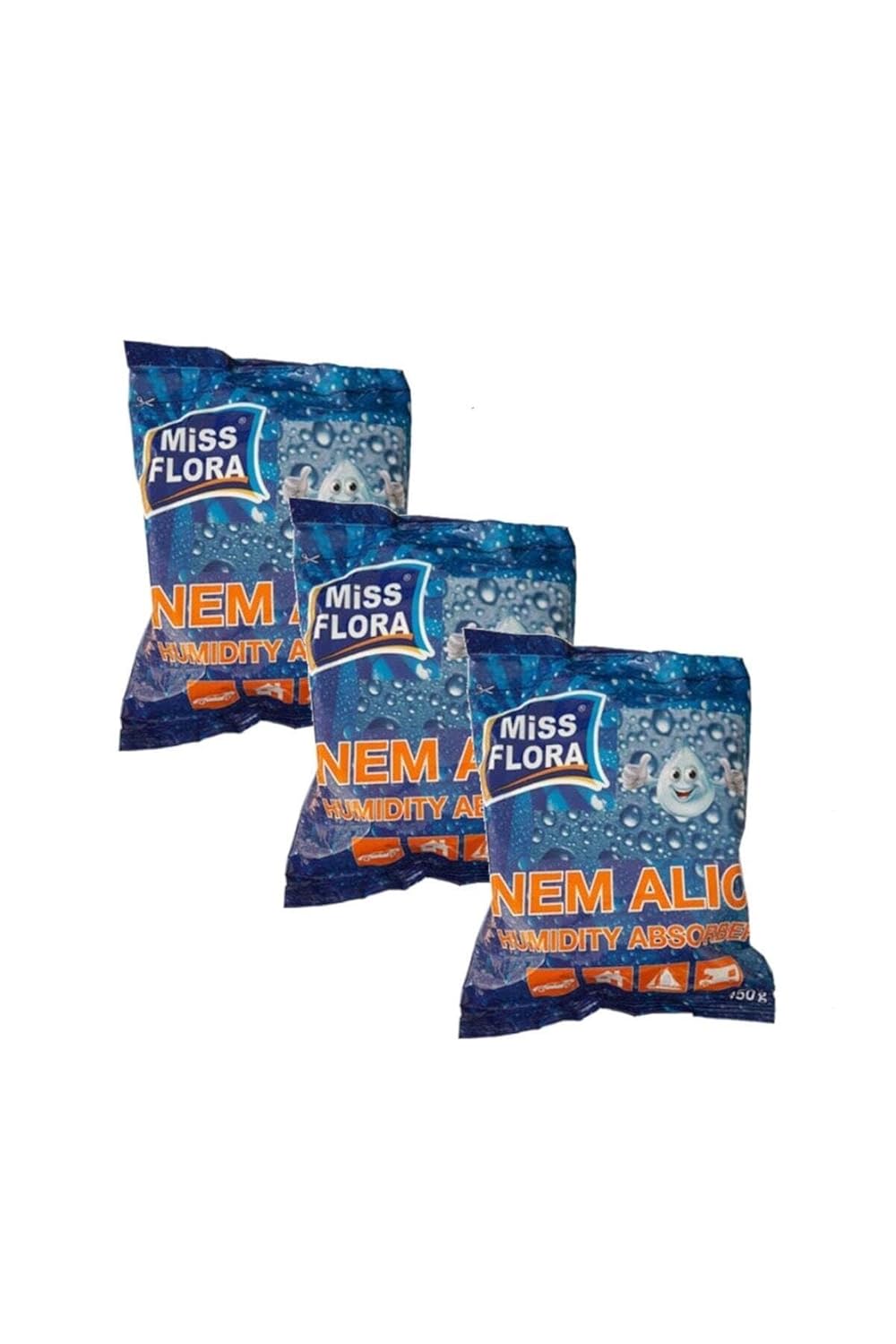Miss Flora Nem Alıcı 450 g Yedek 3'Lü Set