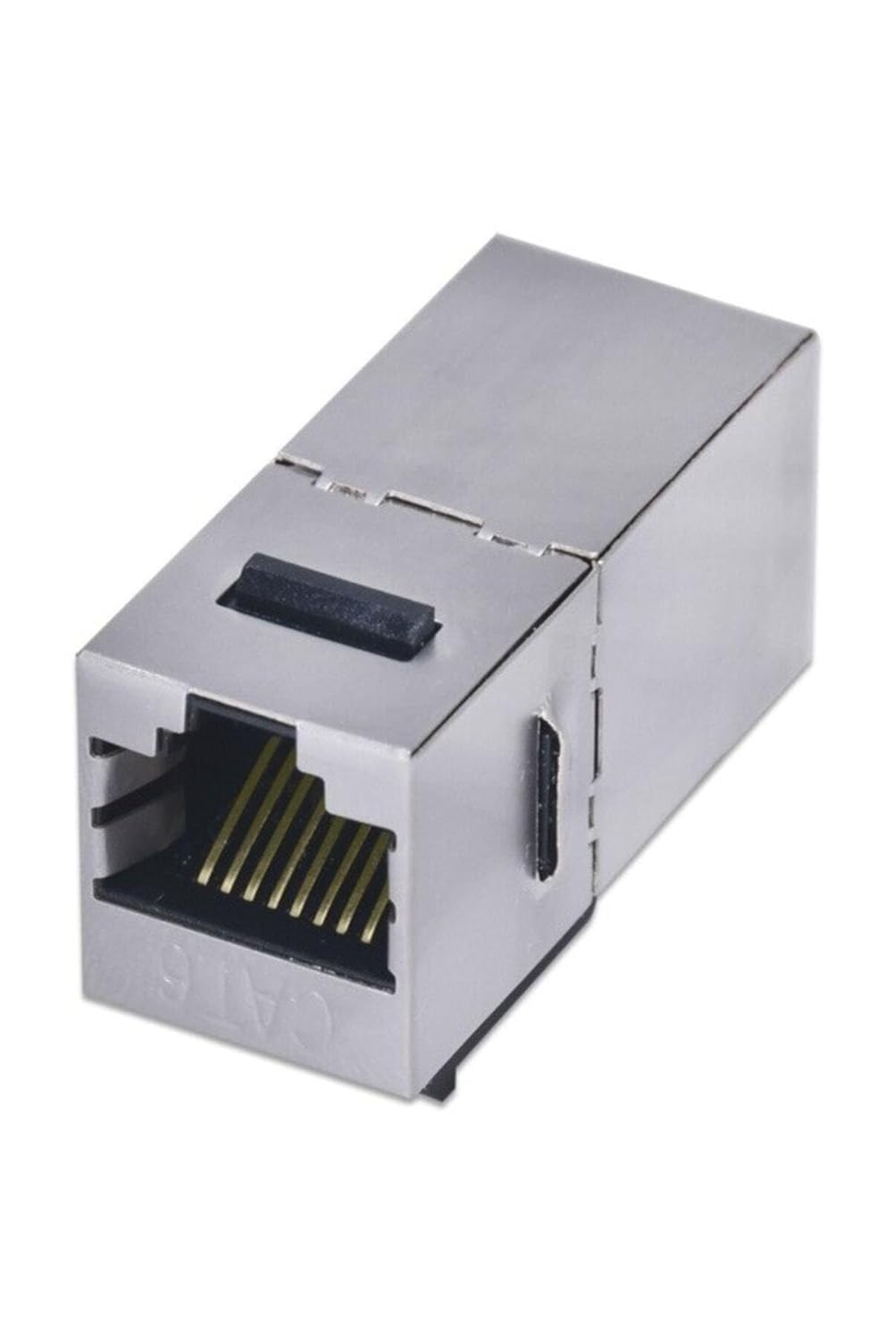 4380 Cat6 Jack Internet Kablo Birleştirici Rj45 Metal Dişi Dişi Ekleme Aparatı