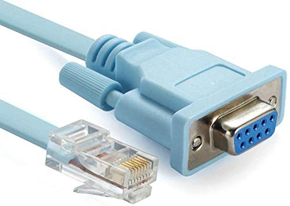 Alfais 4335 Rj45 To Rs232 9 Pin Cat5e 6 Çevirici Dönüştürücü Adaptör Ethernet Kablosu