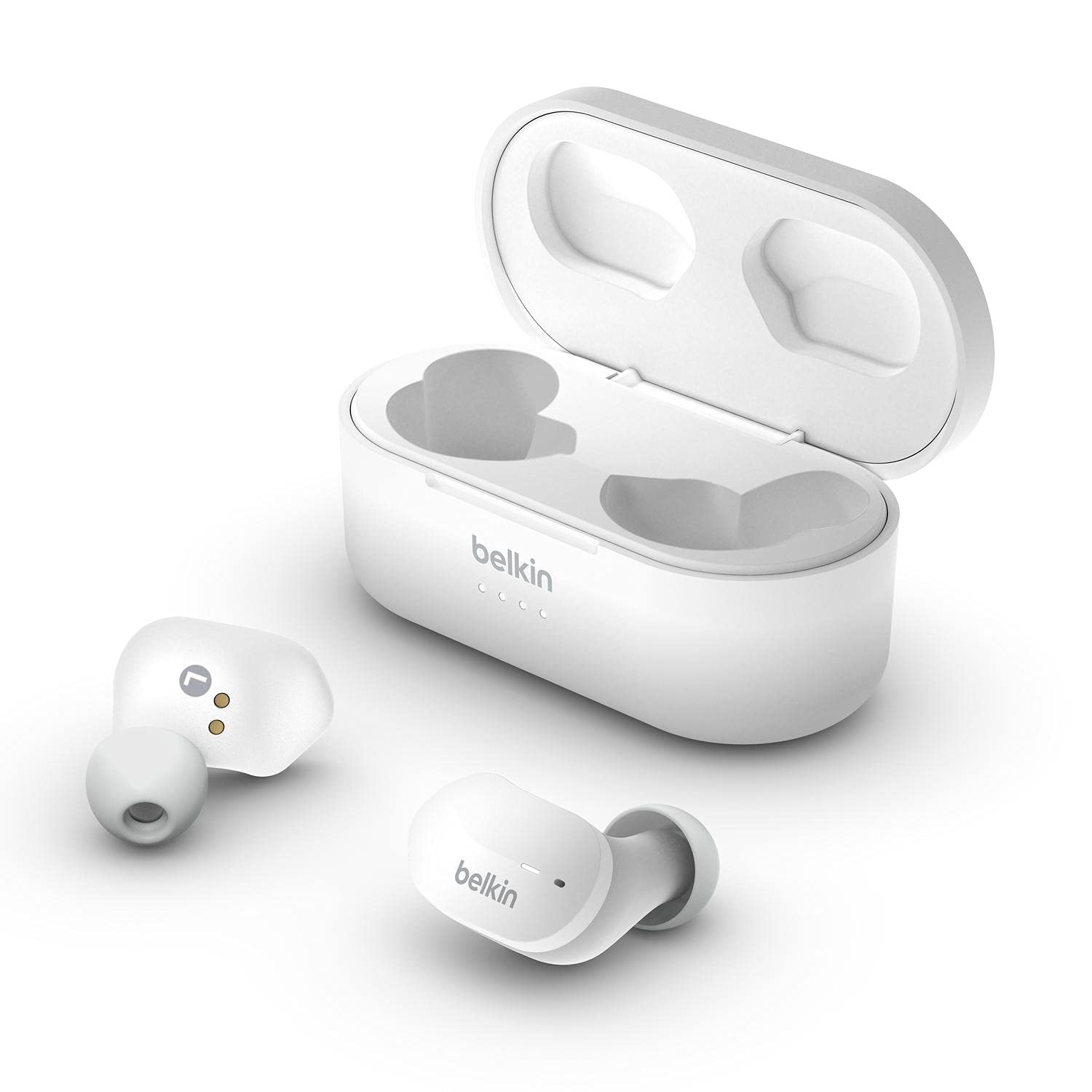 Belkin SoundForm True Kablosuz Kulak İçi Kulaklık (iPhone, Samsung, Google için Dokunmatik Kontrol,