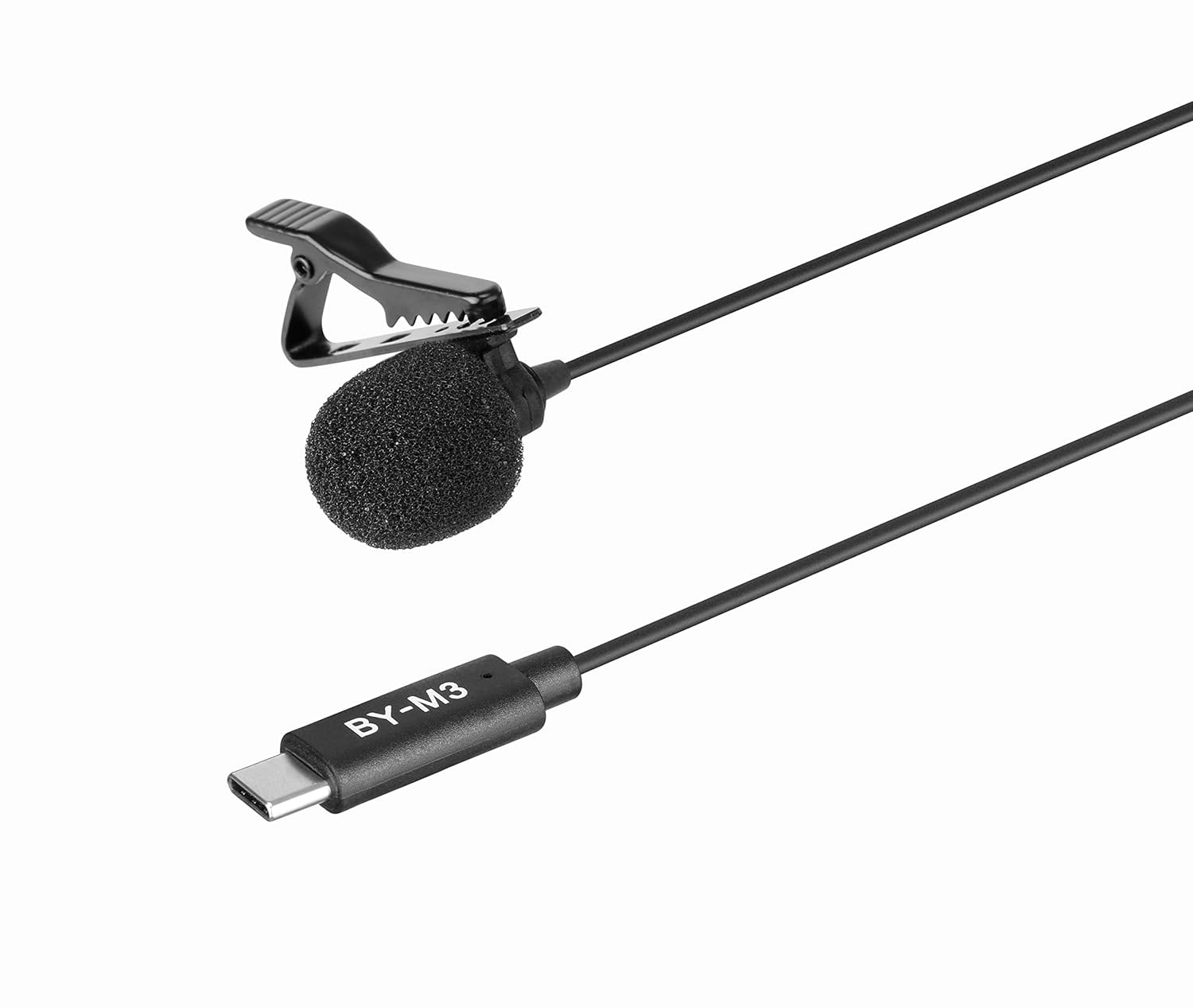 Boya By-M3 Klipsli Yaka Mikrofonu, USB Type-C, DJI OSMO Aksiyon Kamerası ile Uyumlu