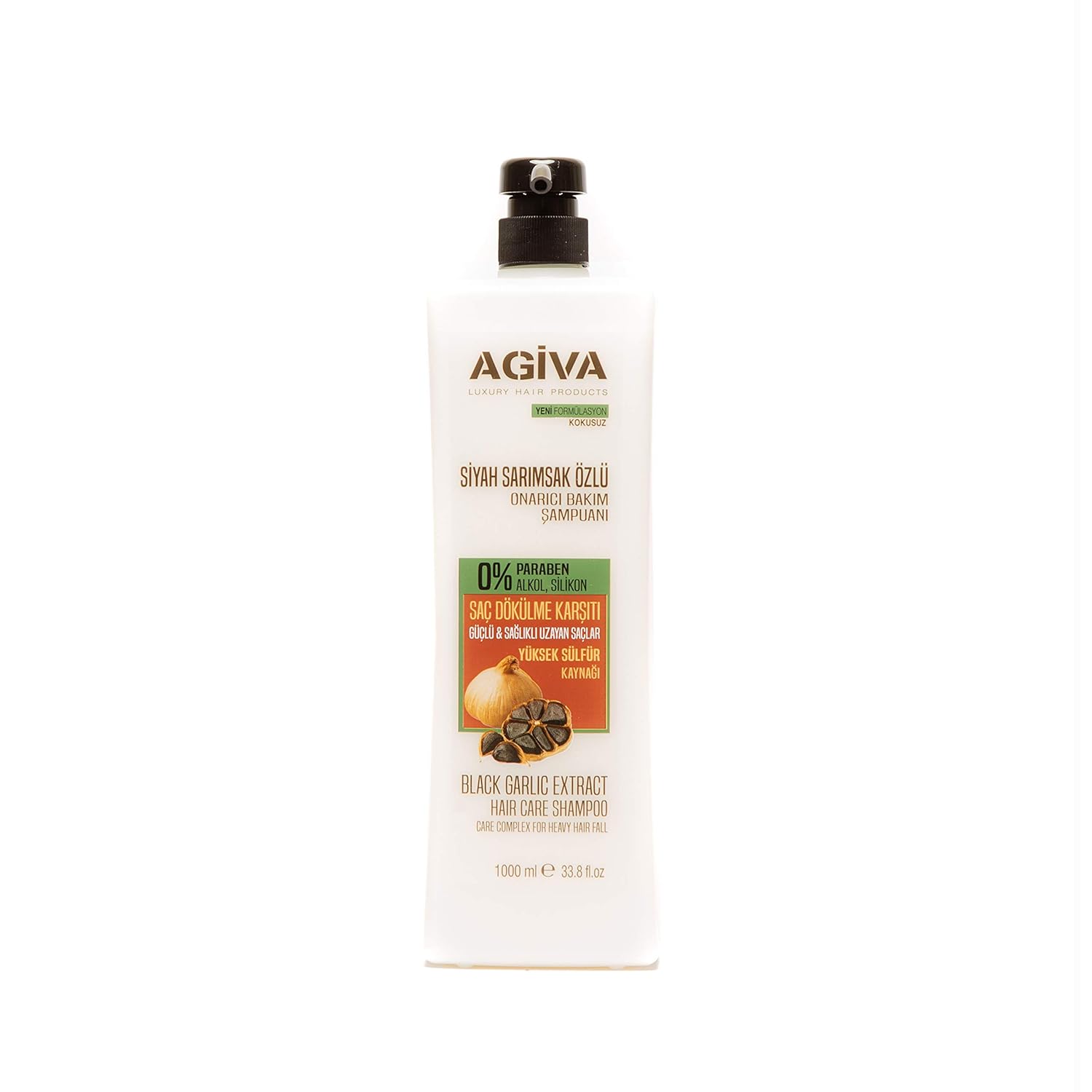 AGIVA Luxury Şampuan 1000Ml(Black Garlic