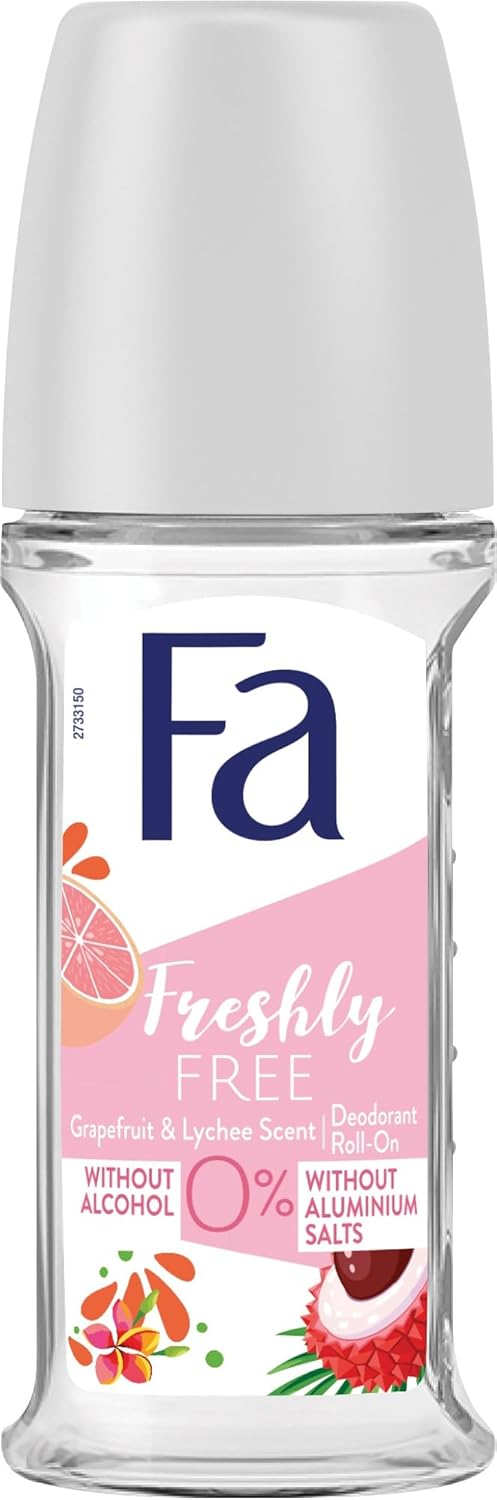 Fa Freshly Free Greyfurt & Liçi Kadın Roll-On 1 Adet