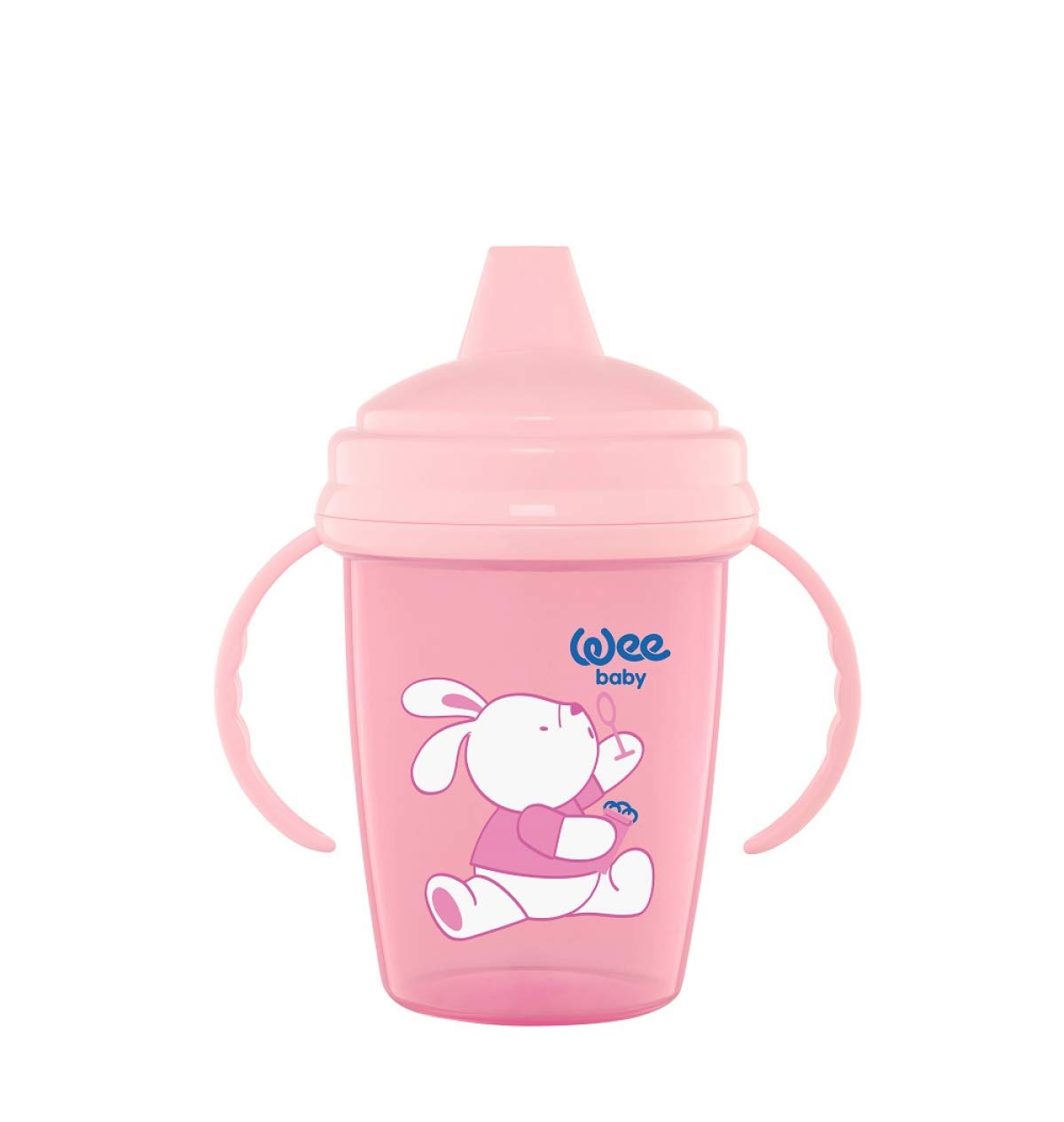 Wee Baby Enjoy Akıtmaz Kulplu Alıştırma Bardağı 240 ml - Pembe