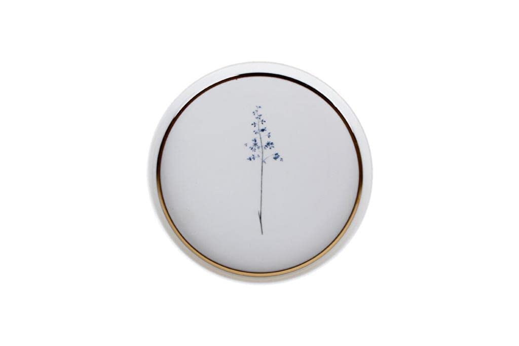Porland Botanical Desen Düz Tabak 18cm