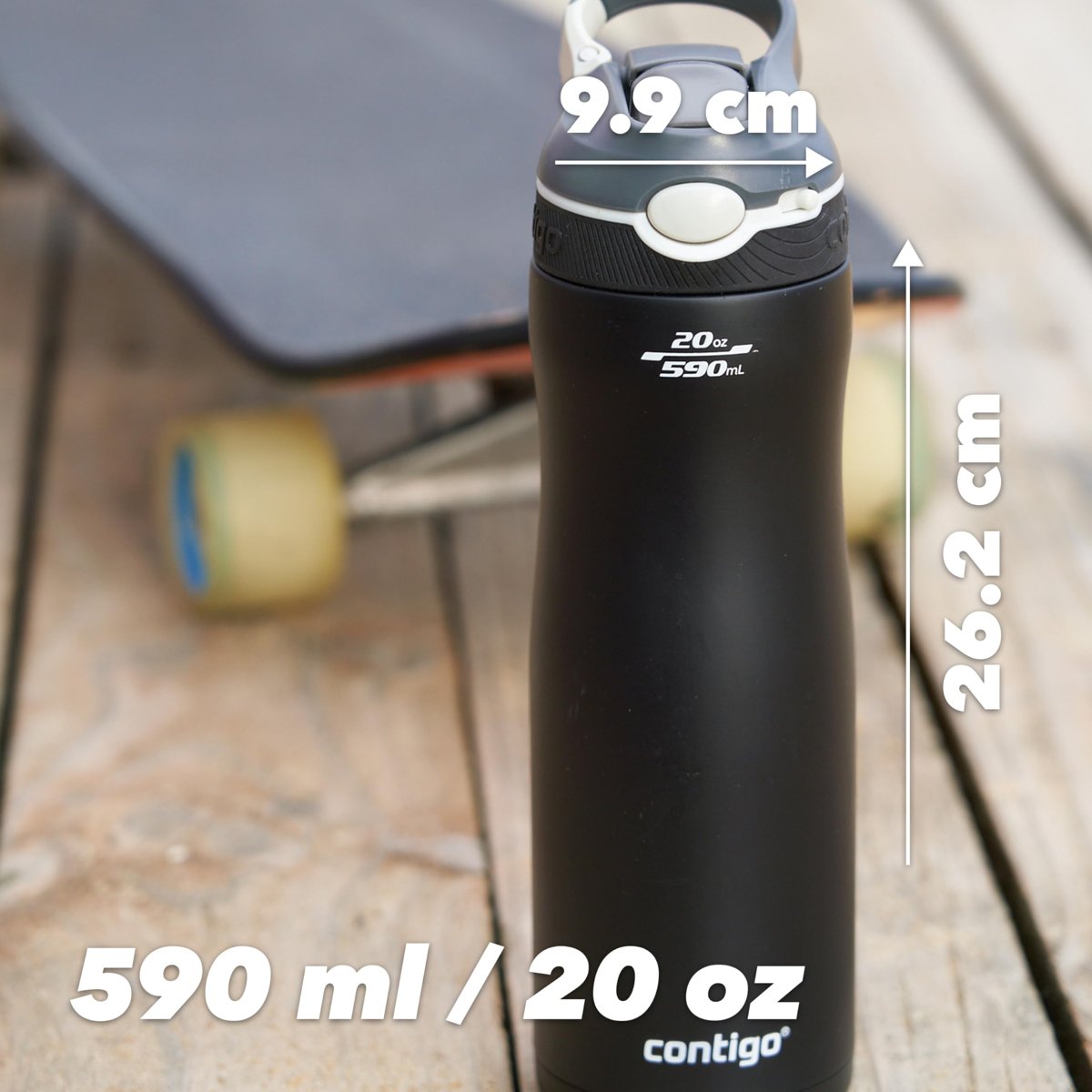 Contigo Ashland Autospout Soğuk Su Termosu 590 mL Turkuaz