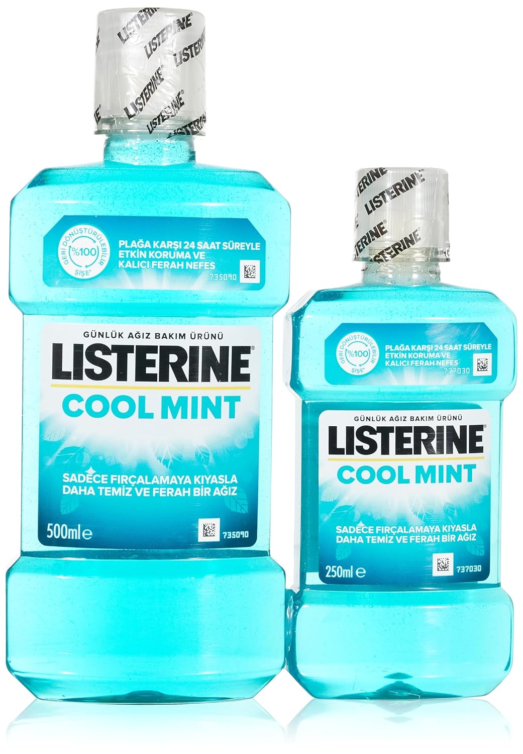 LISTERINE Coolmint Ağız Bakım Suyu 500 ml 250 ml