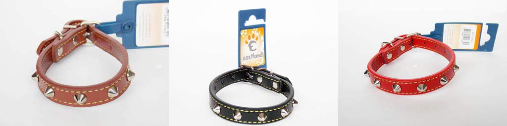 Beeztees Eastland Metal Aksesuarlı Deri Köpek Boyun Tasması, 35 Cm