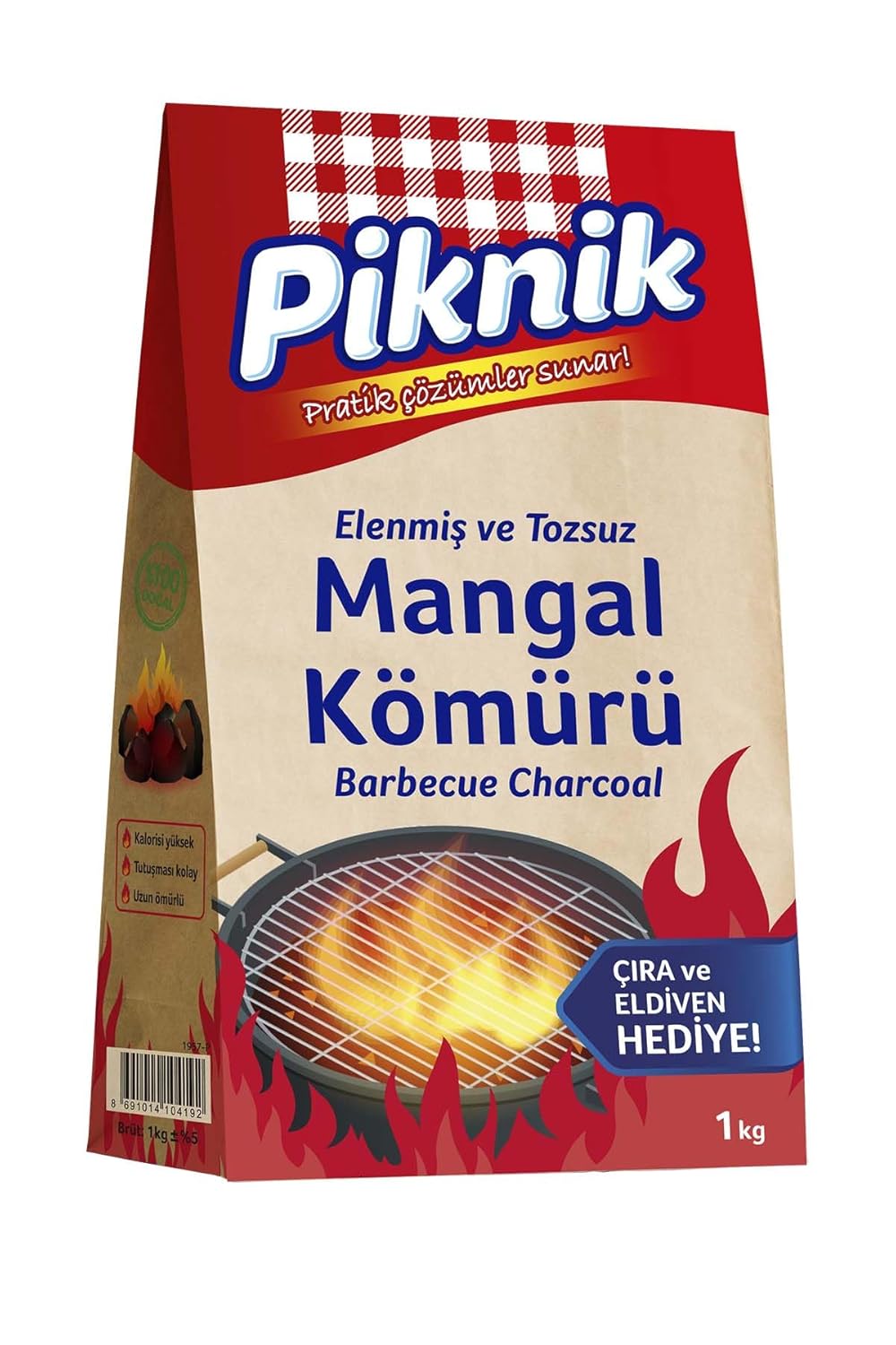 Piknik Mangal Kömürü 1 Kg 1957