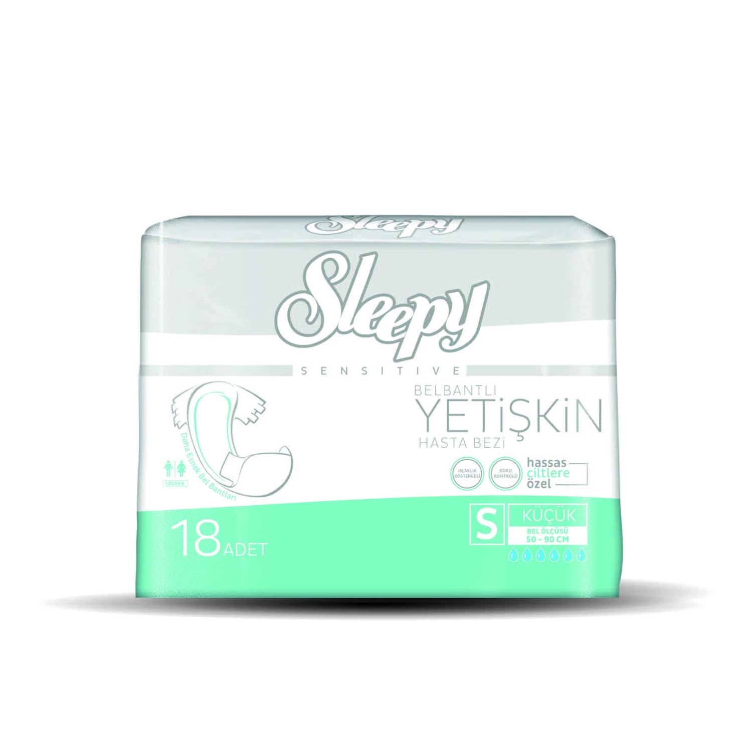 Sleepy S Küçük Bel Bantlı Yetişkin Bezi (1 x 18 Adet)