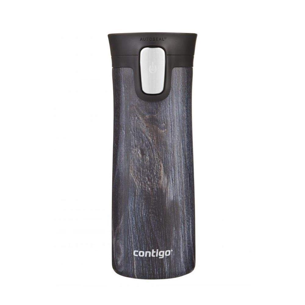 Contigo Üniseks Pinnacle Snapseal Termo Paslanmaz çelik yalıtımlı kupa,Antrasit,420 ml,INDIGO WOOD