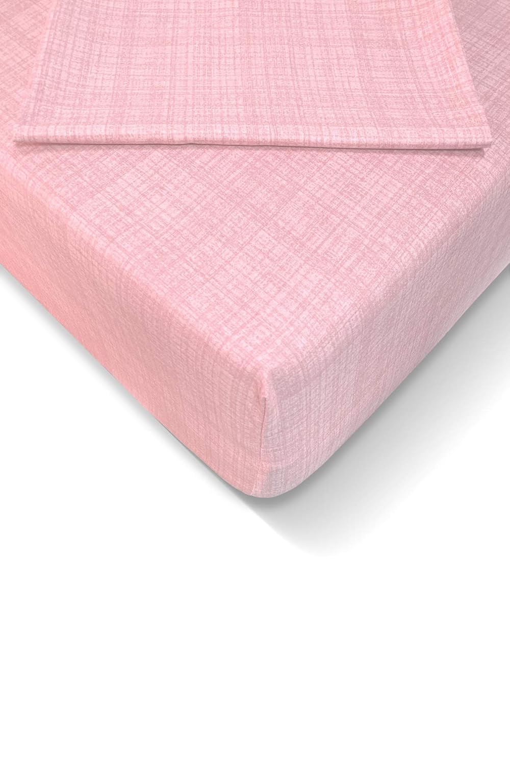 Alla Turca Ranforce 100x200 cm Lastikli Çarşaf Seti - Toz Pembe AT7592